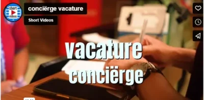 Conciërge vacature